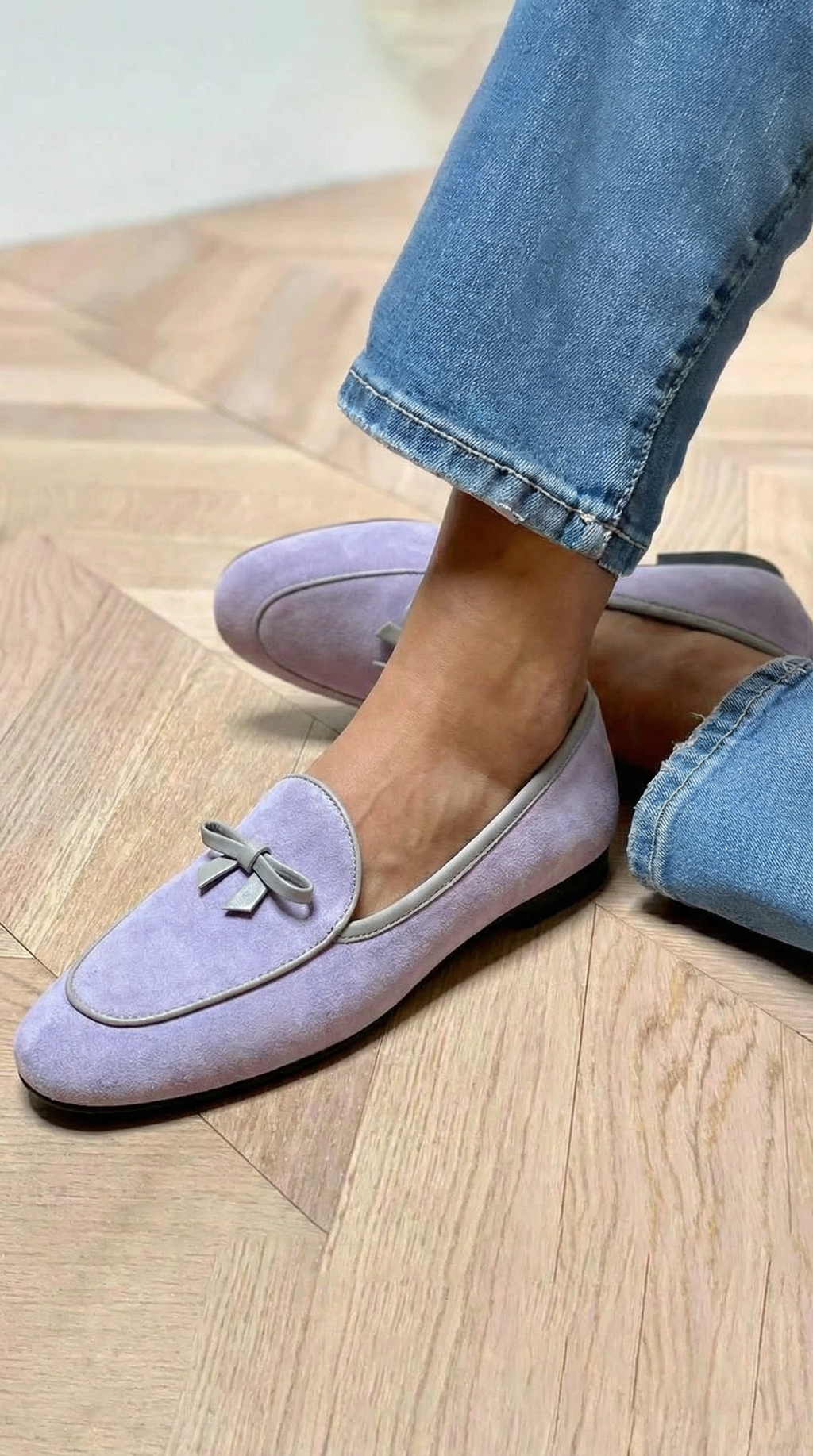 Genevieve - Elegant Bow Flat Shoes