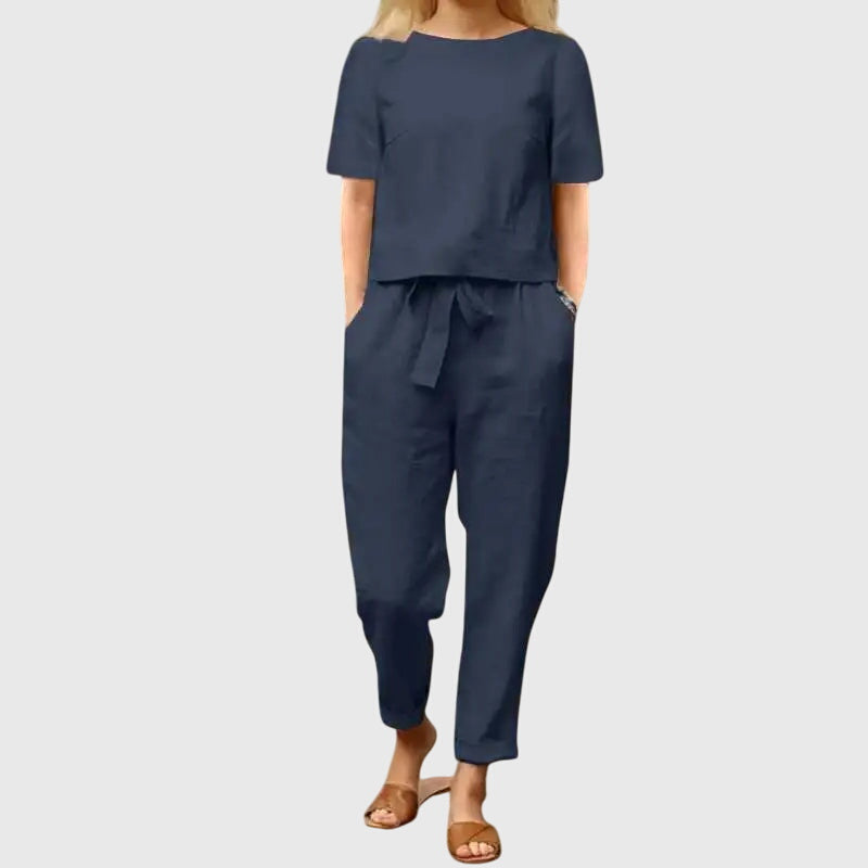 Suzy effortless summer relaxed two-piece set