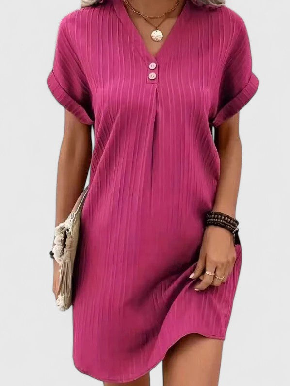 Jeanne | Relaxed Draped Everyday Dress