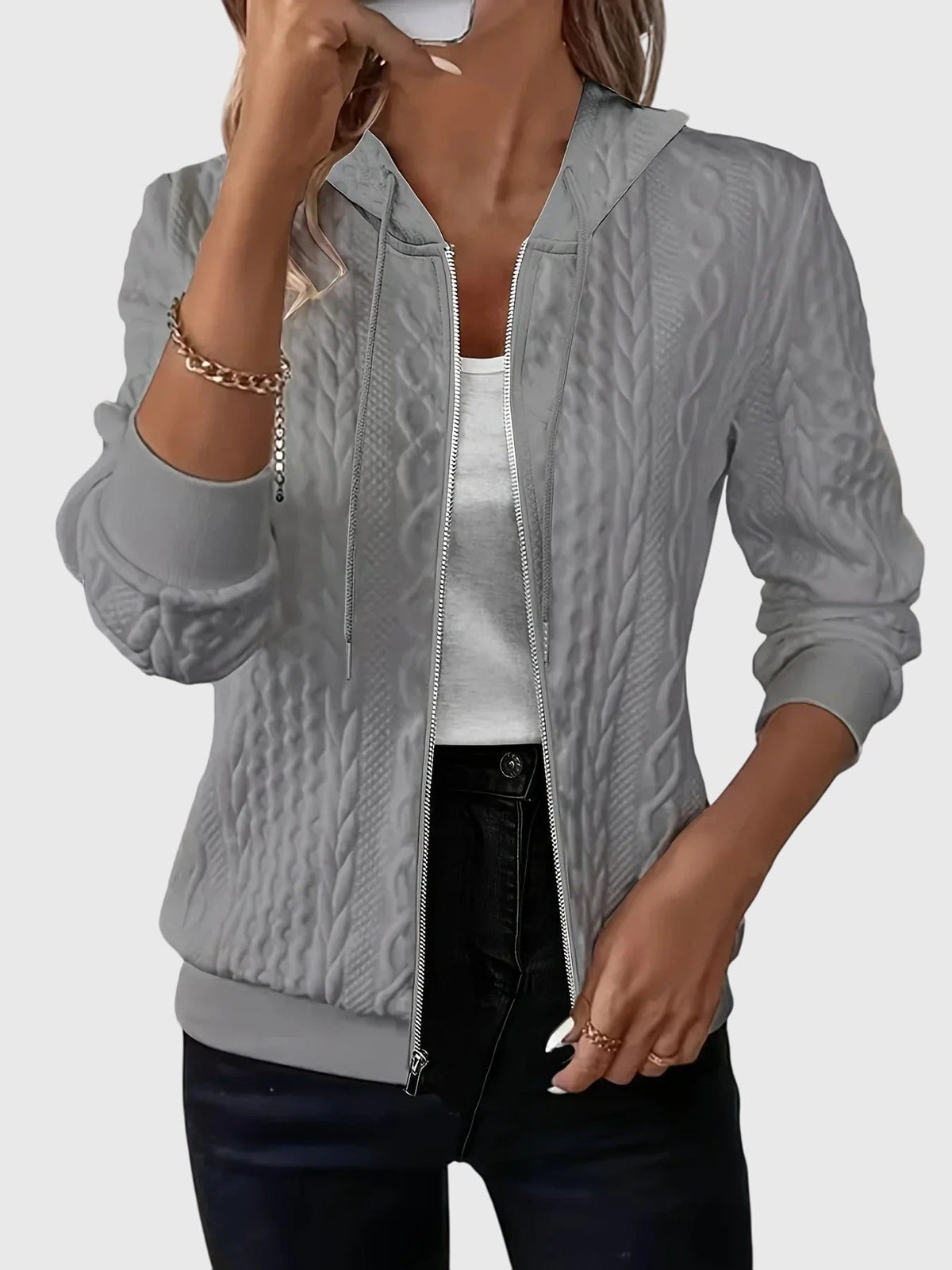 Lena - Zip-Up Hoodie
