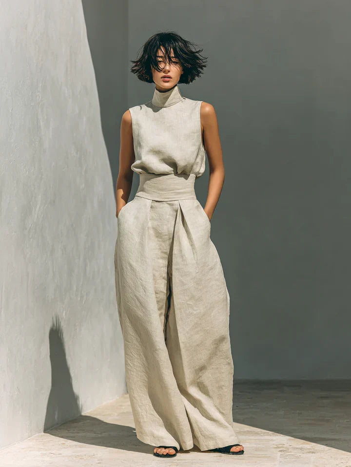 Flor - Minimalist Women Linen Set