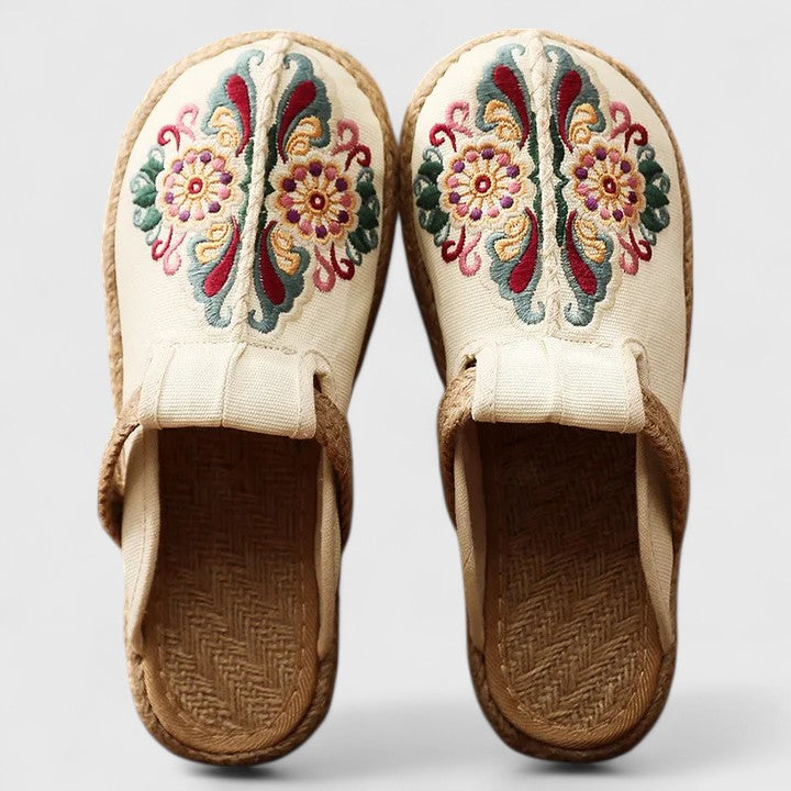 Marousse - Handmade Floral Mules
