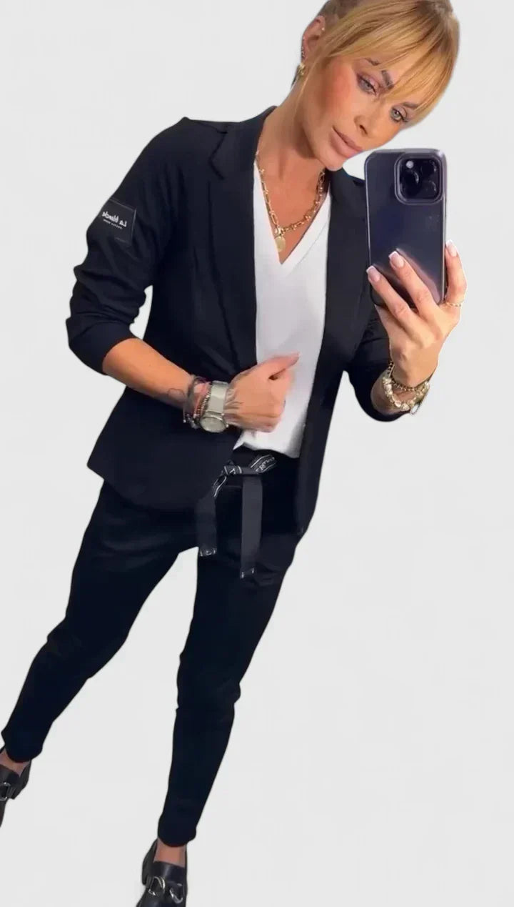 Chrystel - Elegant Blazer and Jogger Set