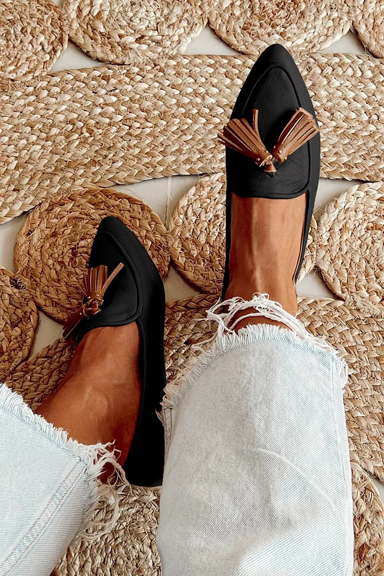 Vesperia - Modern Fringe Loafers