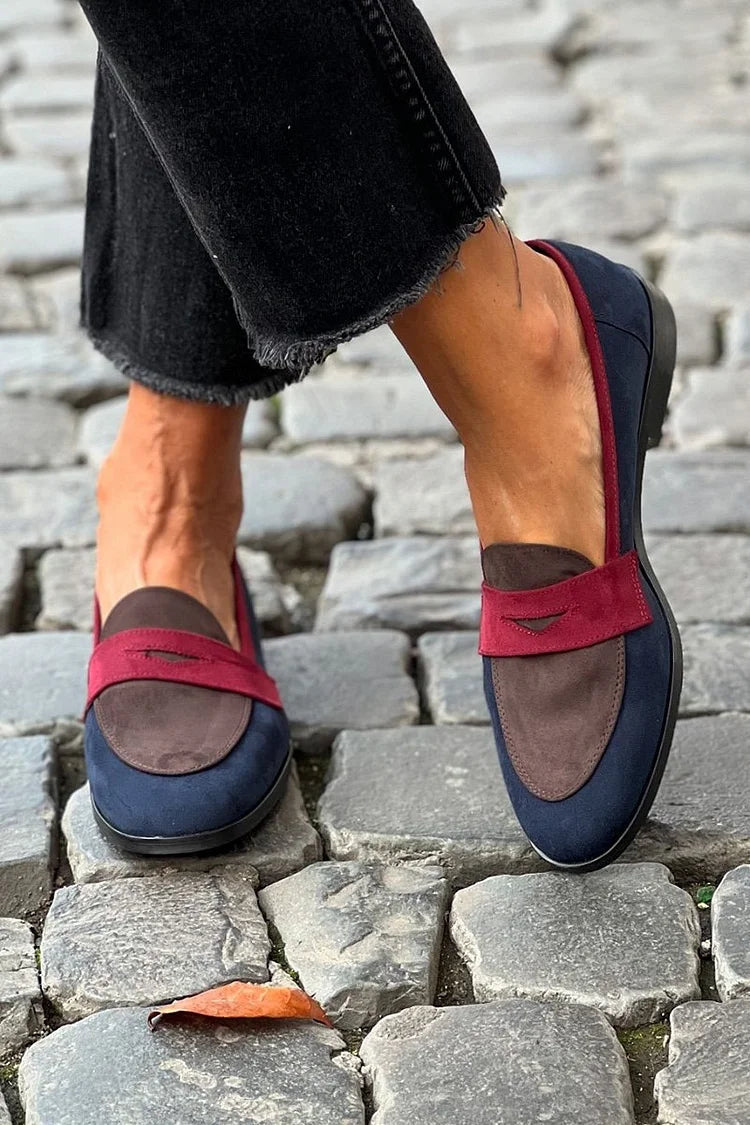 Sylvie - Elegant Two Tone Loafers