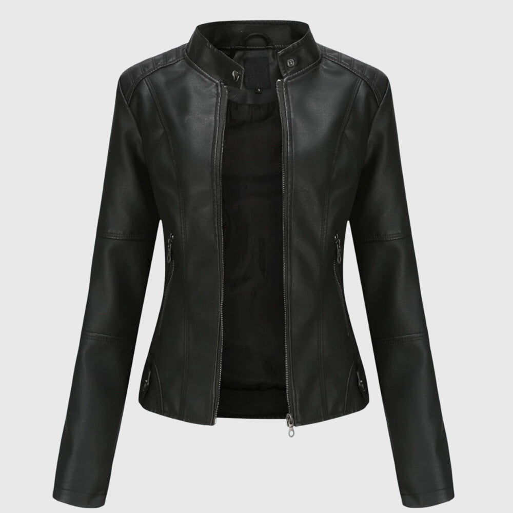 Giorgina elegant leather jacket for women