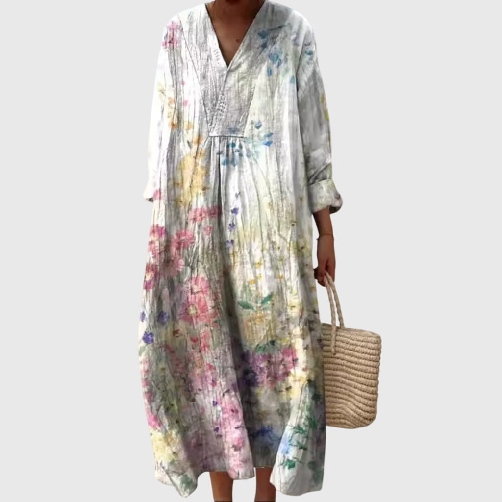 Stephanie | Geometric Art Print Dress