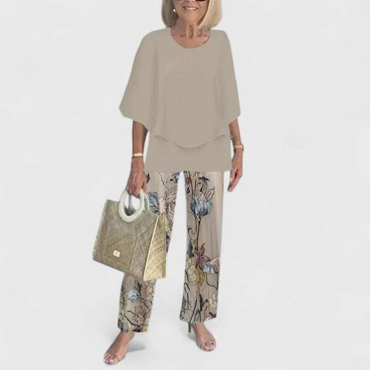 Martha sophisticated two-piece set for warm weather