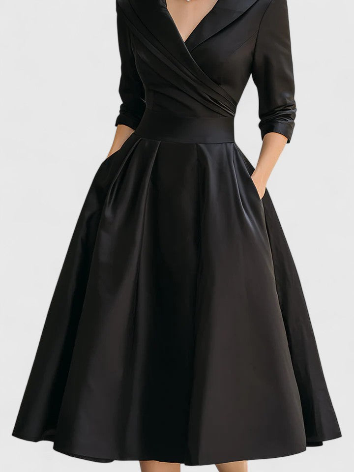 Vivienne - Elegant Midi Dress