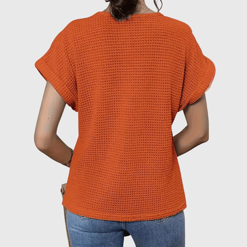 Lucie - Ibiza Lace Accent Breathable Blouse