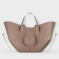 Elodiane aura soft leather shoulder bag