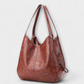 Auriane vintage leather handbag tote