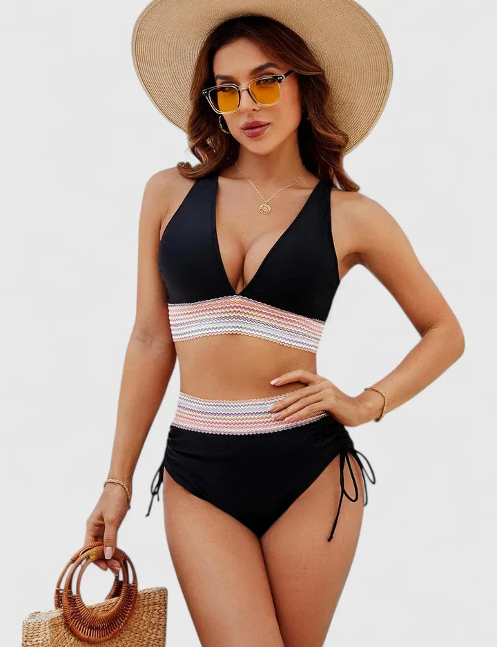 Enora - Elegant High-Rise Bikini Set