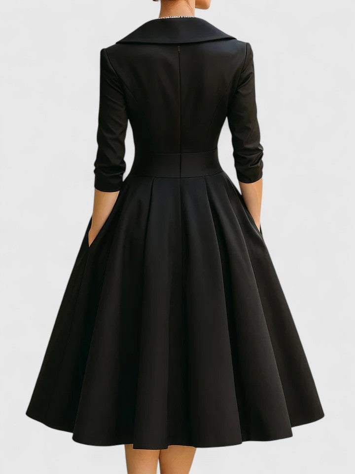 Vivienne - Elegant Midi Dress