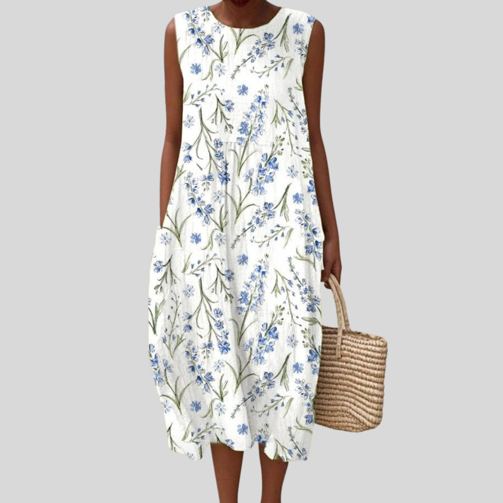 Frederique flowy and comfortable midi dress