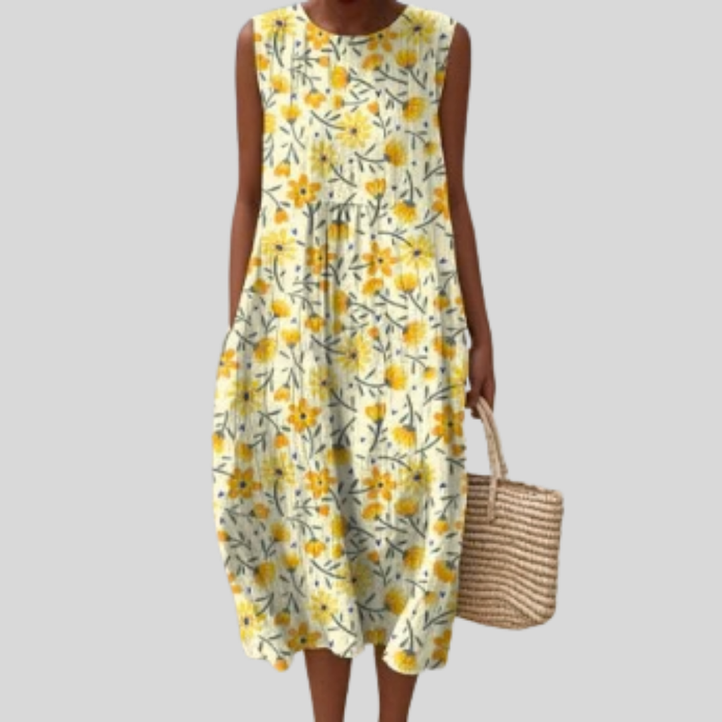 Emeline flowy and comfortable midi dress