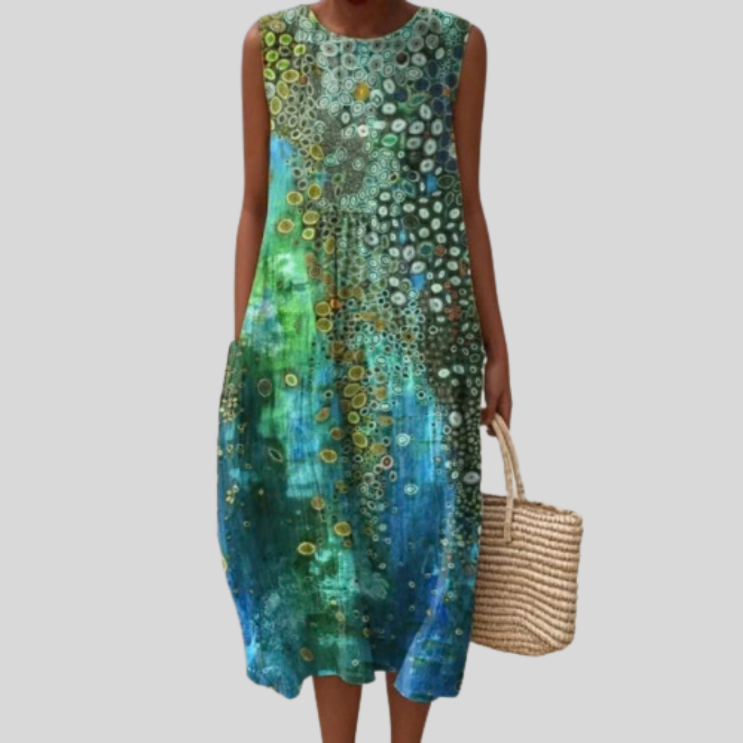 Celia flowy and comfortable midi dress