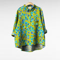 Axelle elegant summer blouse with artistic pattern