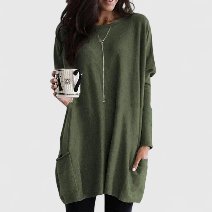 Amaryzeth | Pocket Casual Tunic Dress