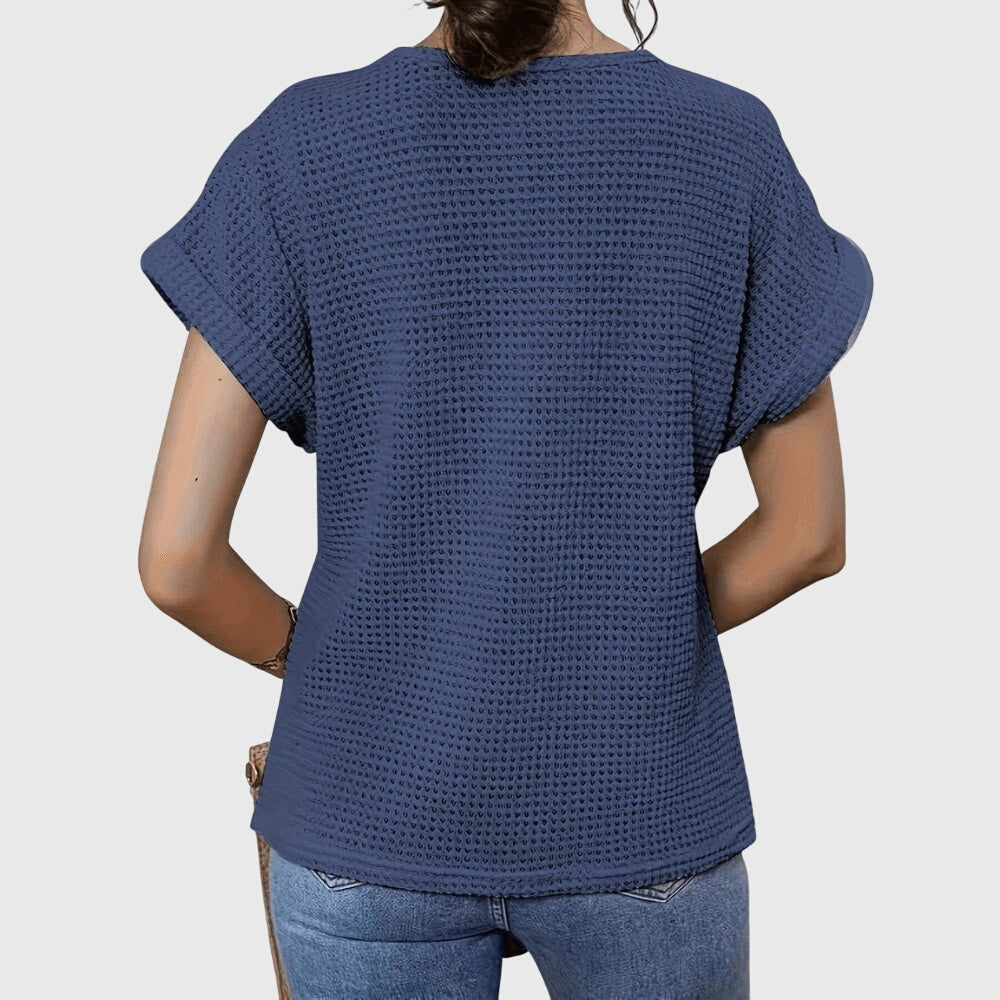 Lucie - Ibiza Lace Accent Breathable Blouse