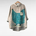 Celine vintage style elegant summer blouse