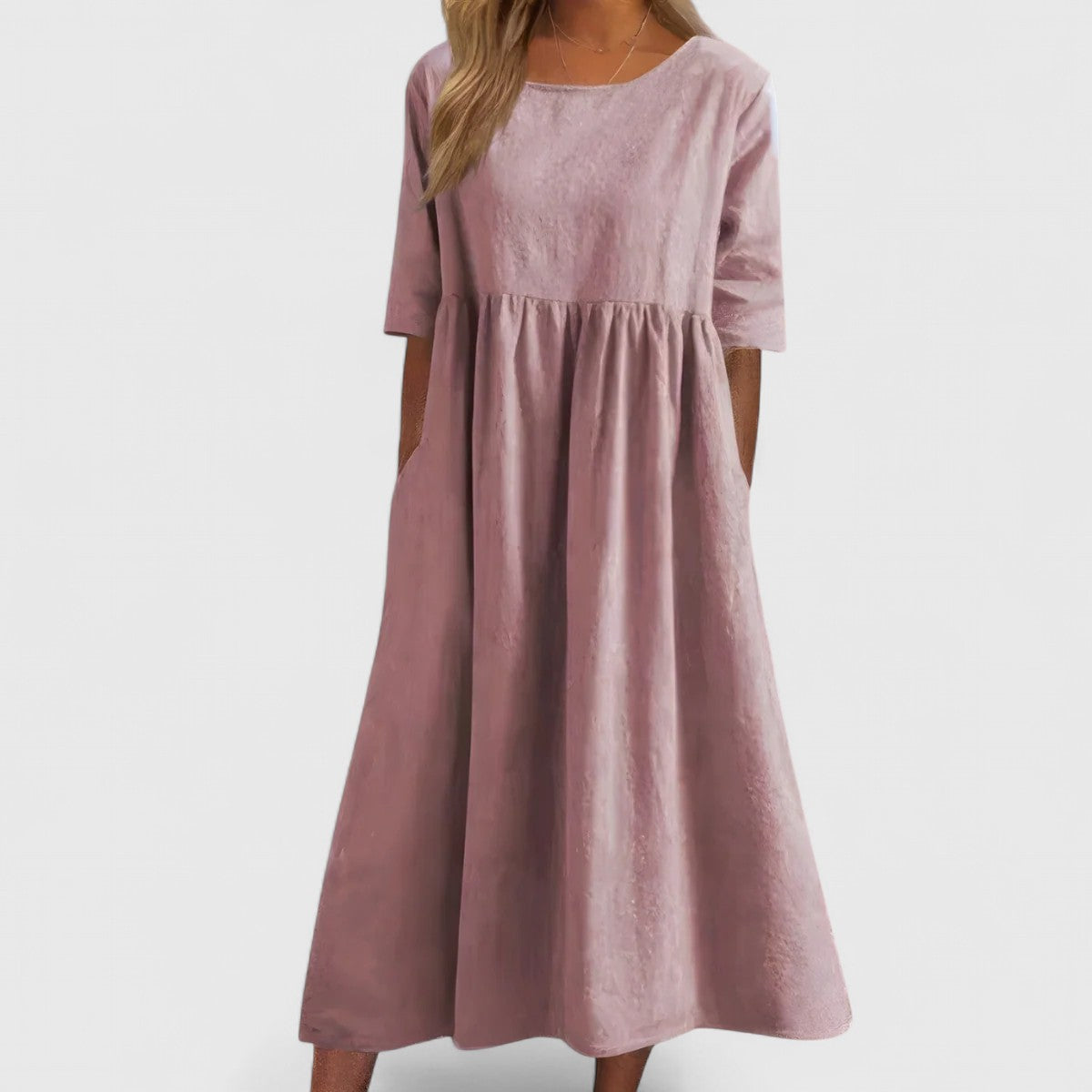 Cindy | Cotton Pocket Day Dress