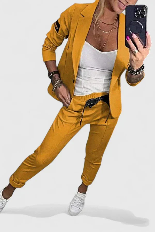 Hylenorah - Elegant Blazer & Jogger Set