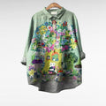Caroline vintage style elegant summer blouse