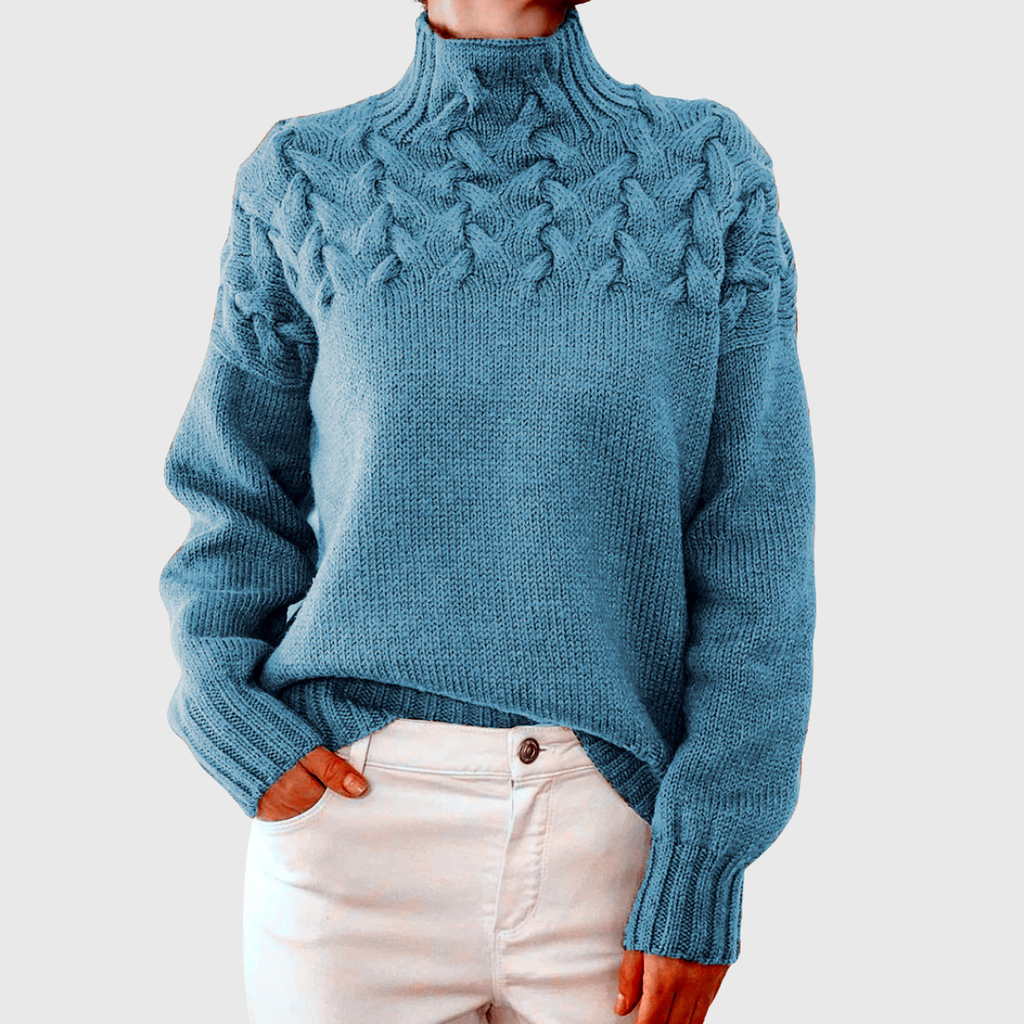 Nina warm knitted turtleneck sweater