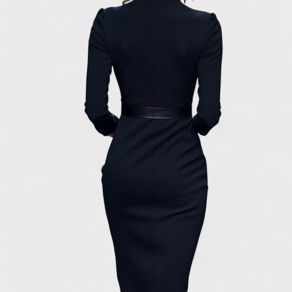 Estelle | Belted Power Maxi Dress