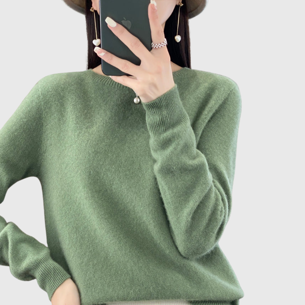 Julie cozy cotton sweater for women
