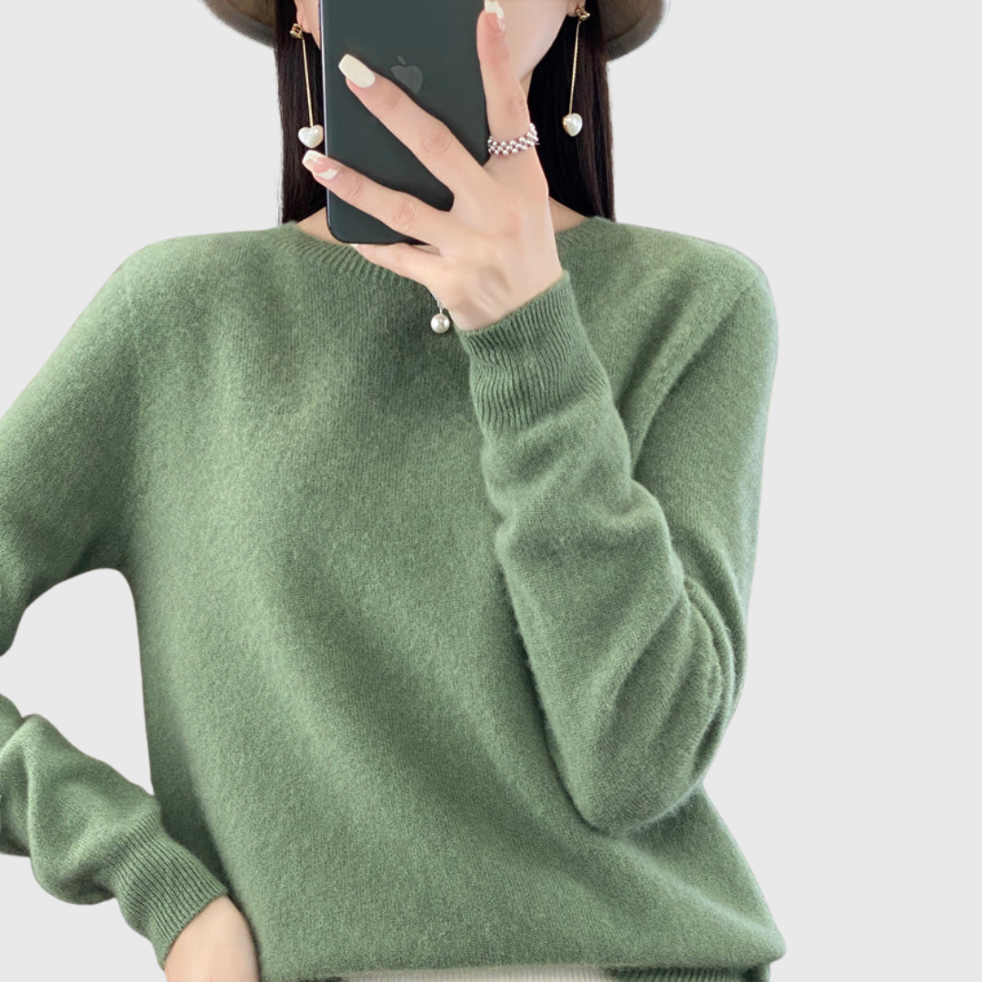 Julie cozy cotton sweater for women