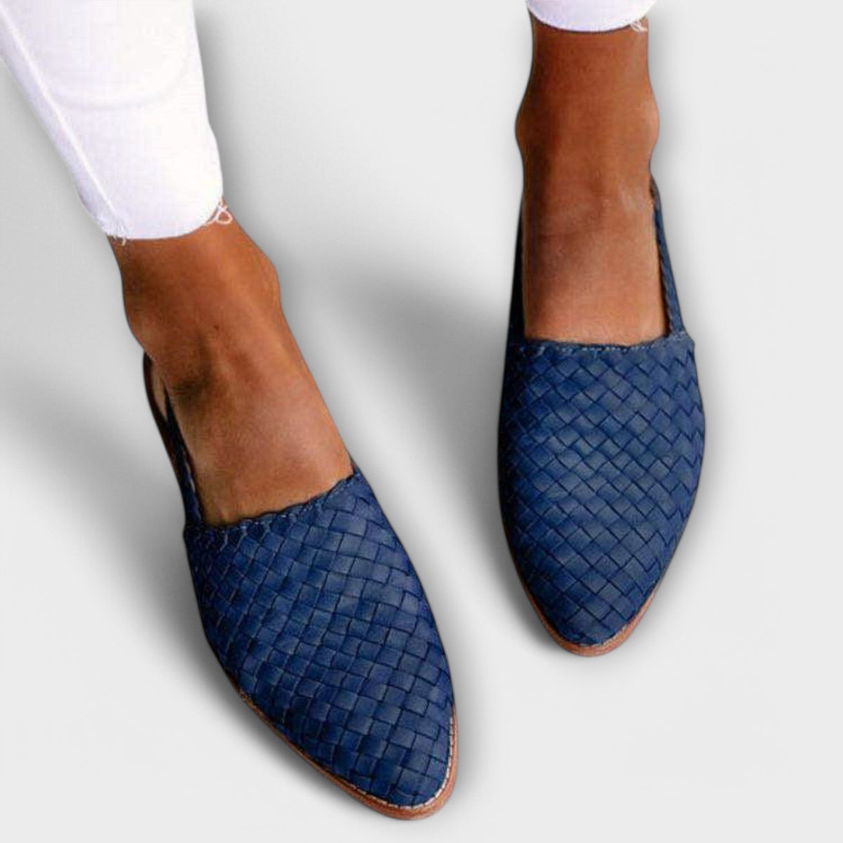 Aurora - Woven Italian Style Loafers