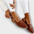 Aurora woven Italian style handcrafted leather loafers