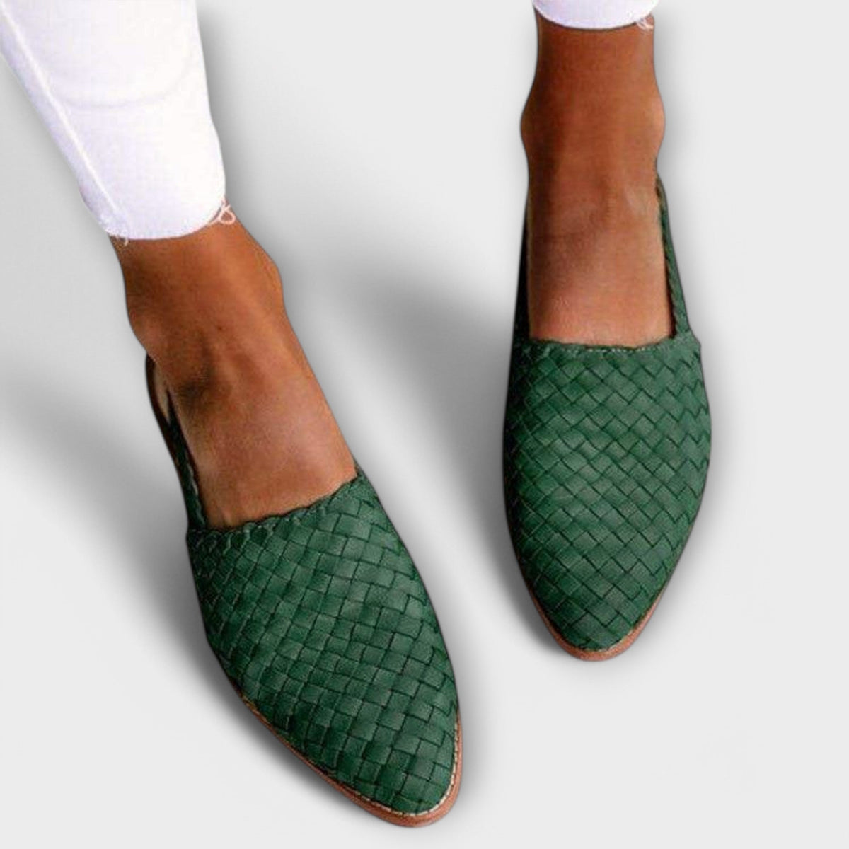 Aurora - Woven Italian Style Loafers