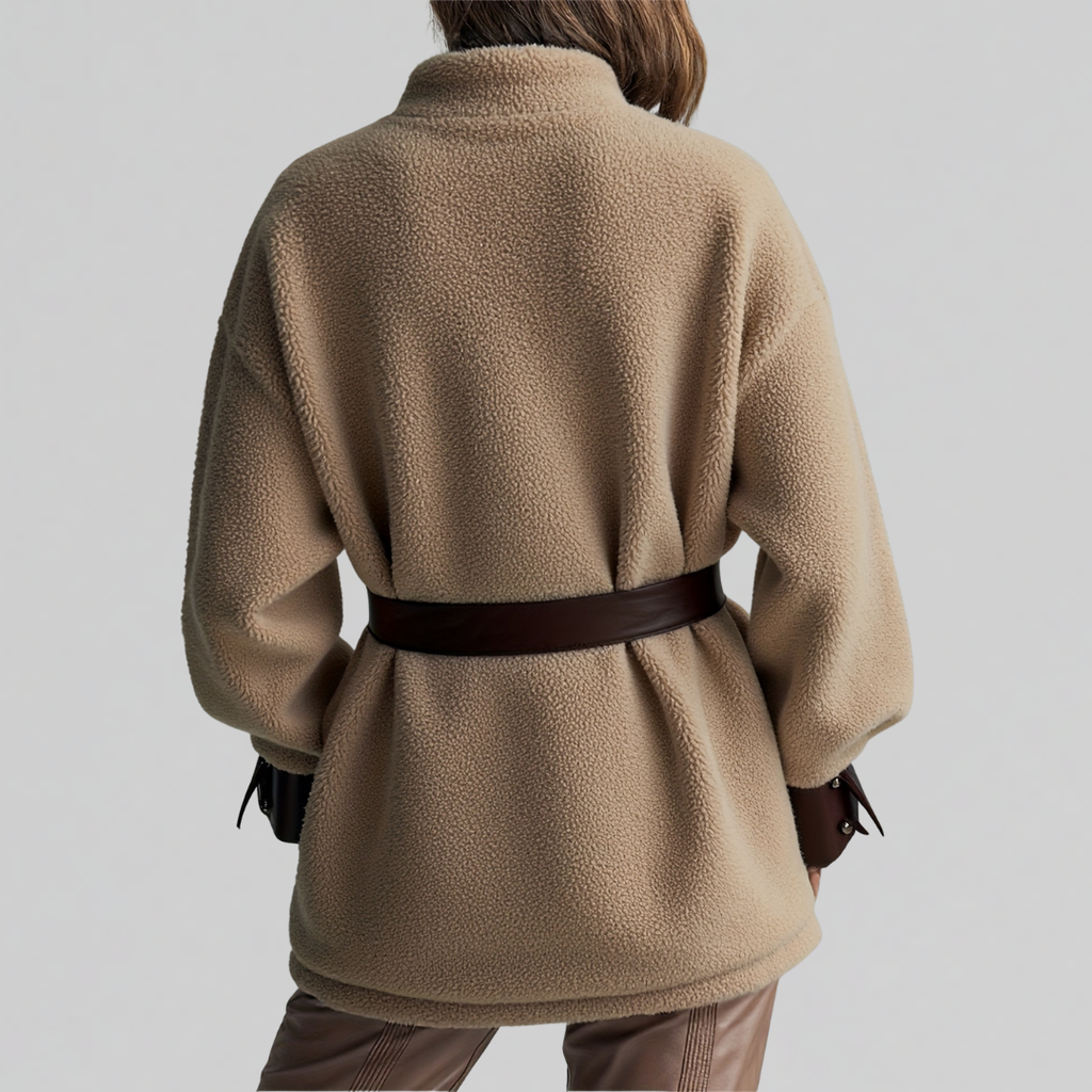Bridget - Belted Teddy Jacket
