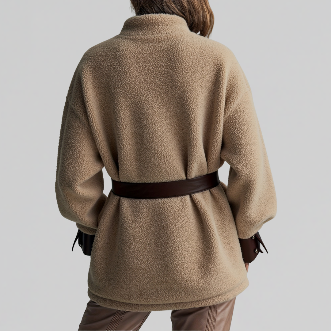 Bridget - Belted Teddy Jacket