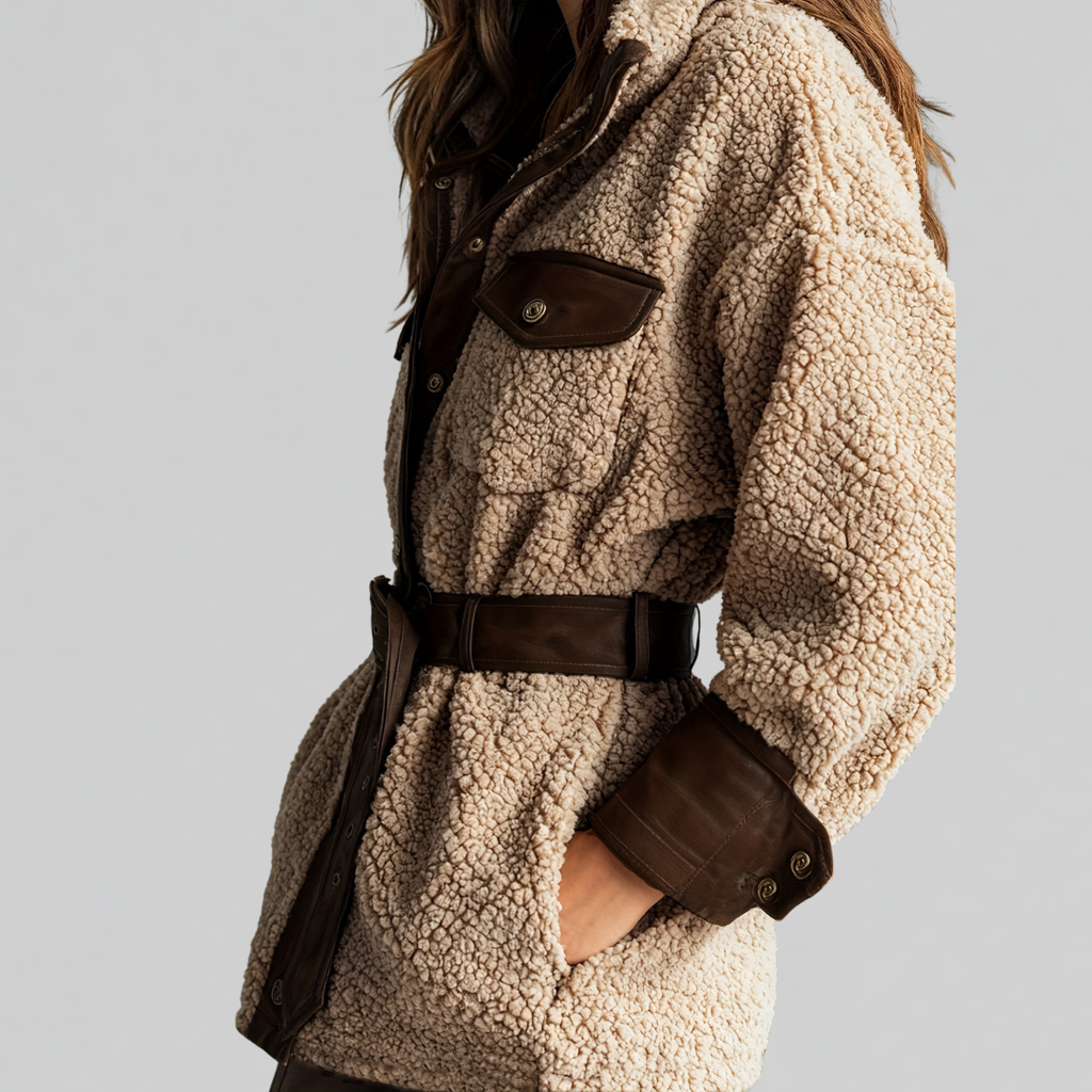 Bridget - Belted Teddy Jacket