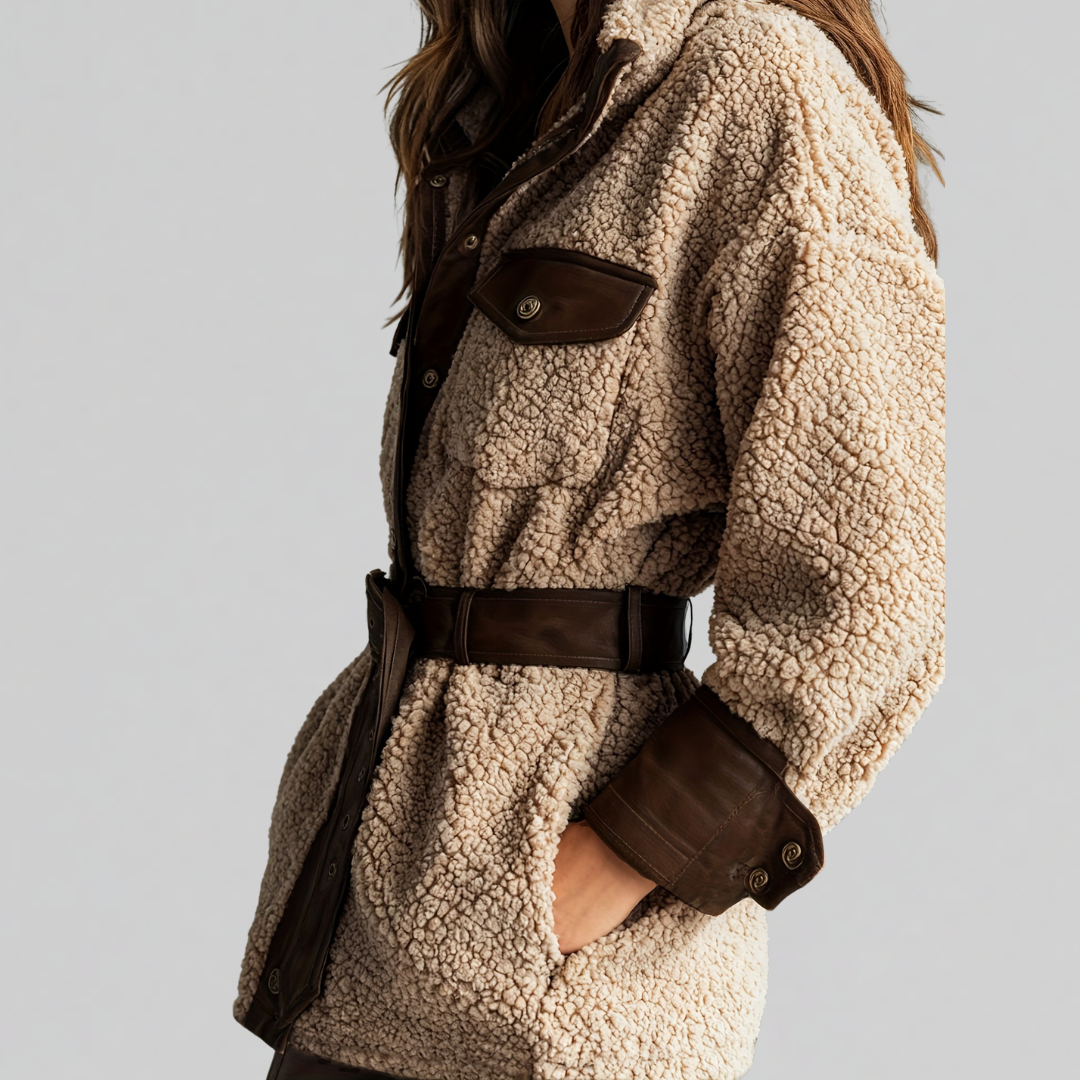 Bridget - Belted Teddy Jacket