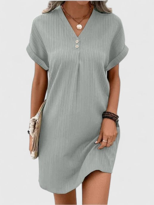 Jeanne | Relaxed Draped Everyday Dress
