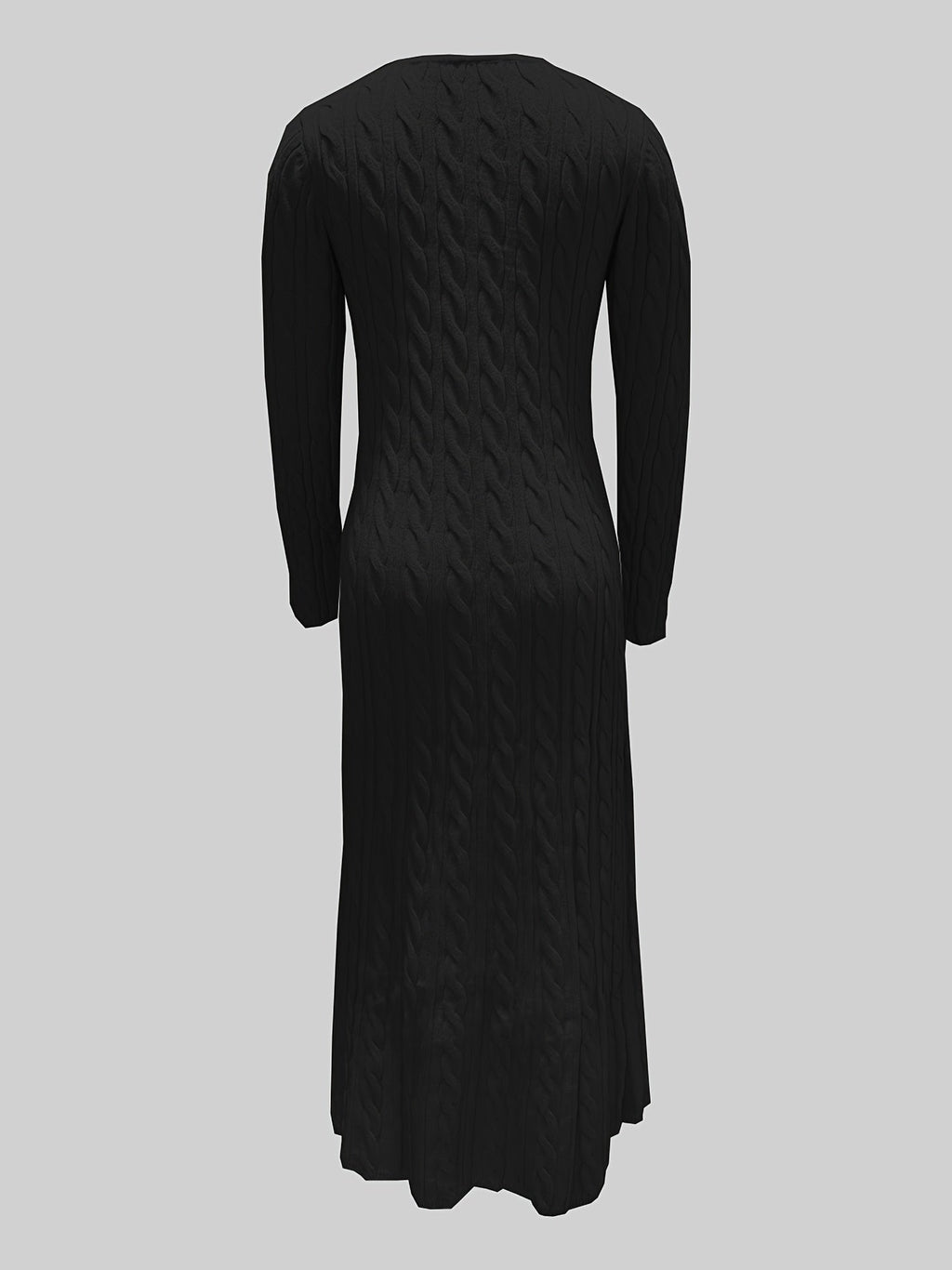 Evelyn | Cable Knit Maxi Dress
