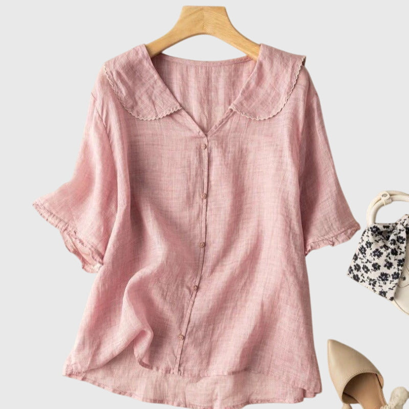 Élise - Straight-Cut Everyday Classic Shirt