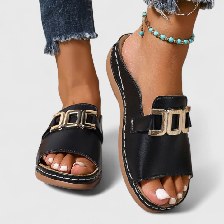 Sharpay sophisticated arch support non-slip sandals