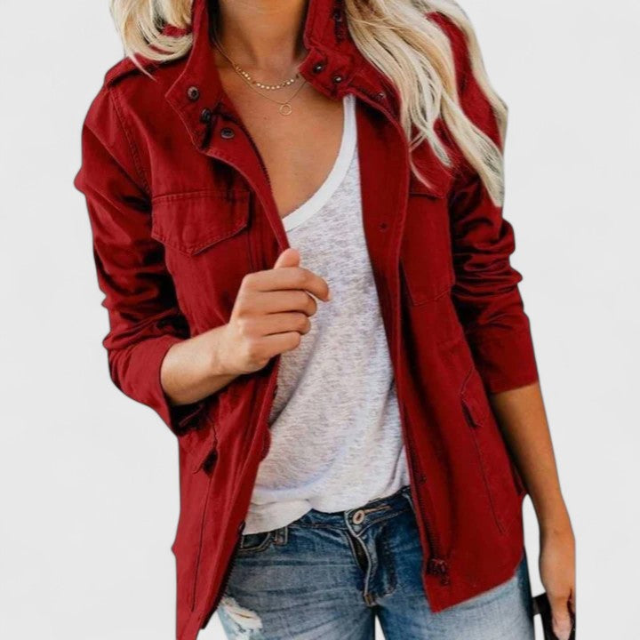 Janine elegant jacket front view