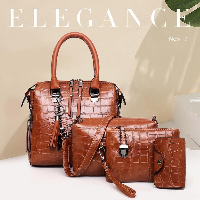 Auriane - 4-Piece Handbag Set