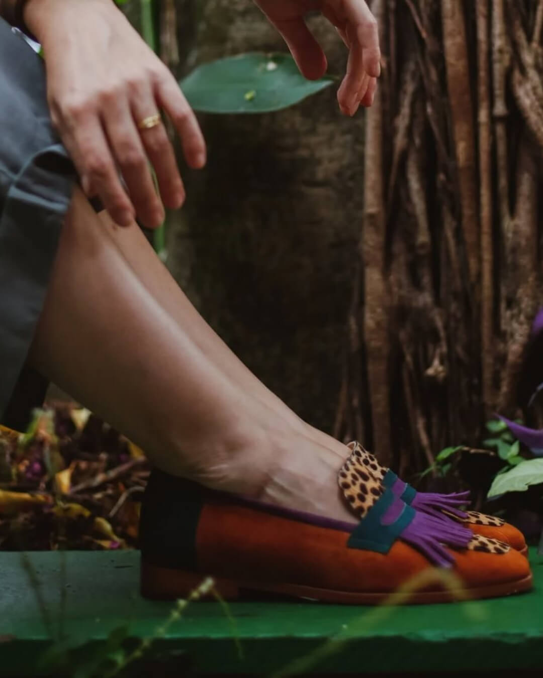 Elowen - Vibrant Safari Loafers