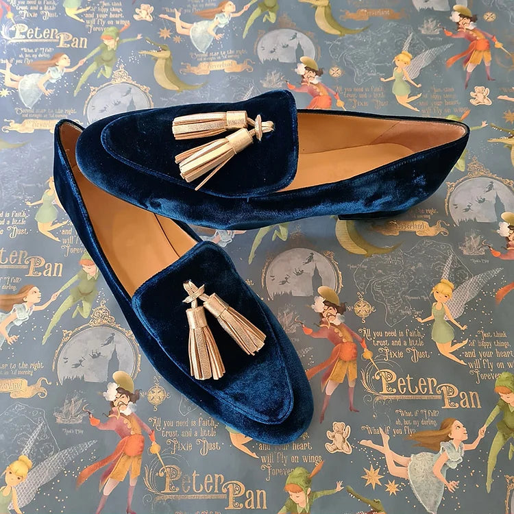 Celestia - Elegant Fringe Loafers