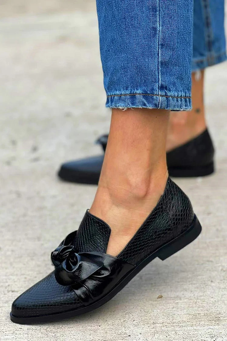 Chelsea - Elegant Bow Loafers
