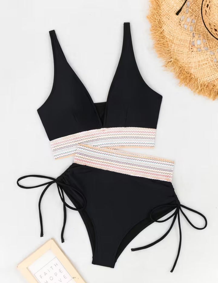 Enora - Elegant High-Rise Bikini Set
