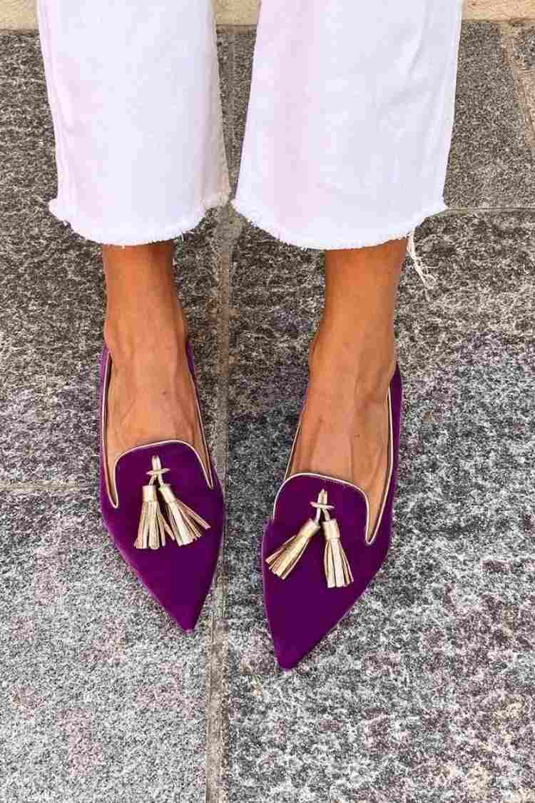 Portia - Boho Fringe Loafers
